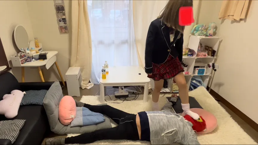 【柏木由紀似】ゆきり○似の地下アイドルふうかのマネージャー電気アンマいじめ