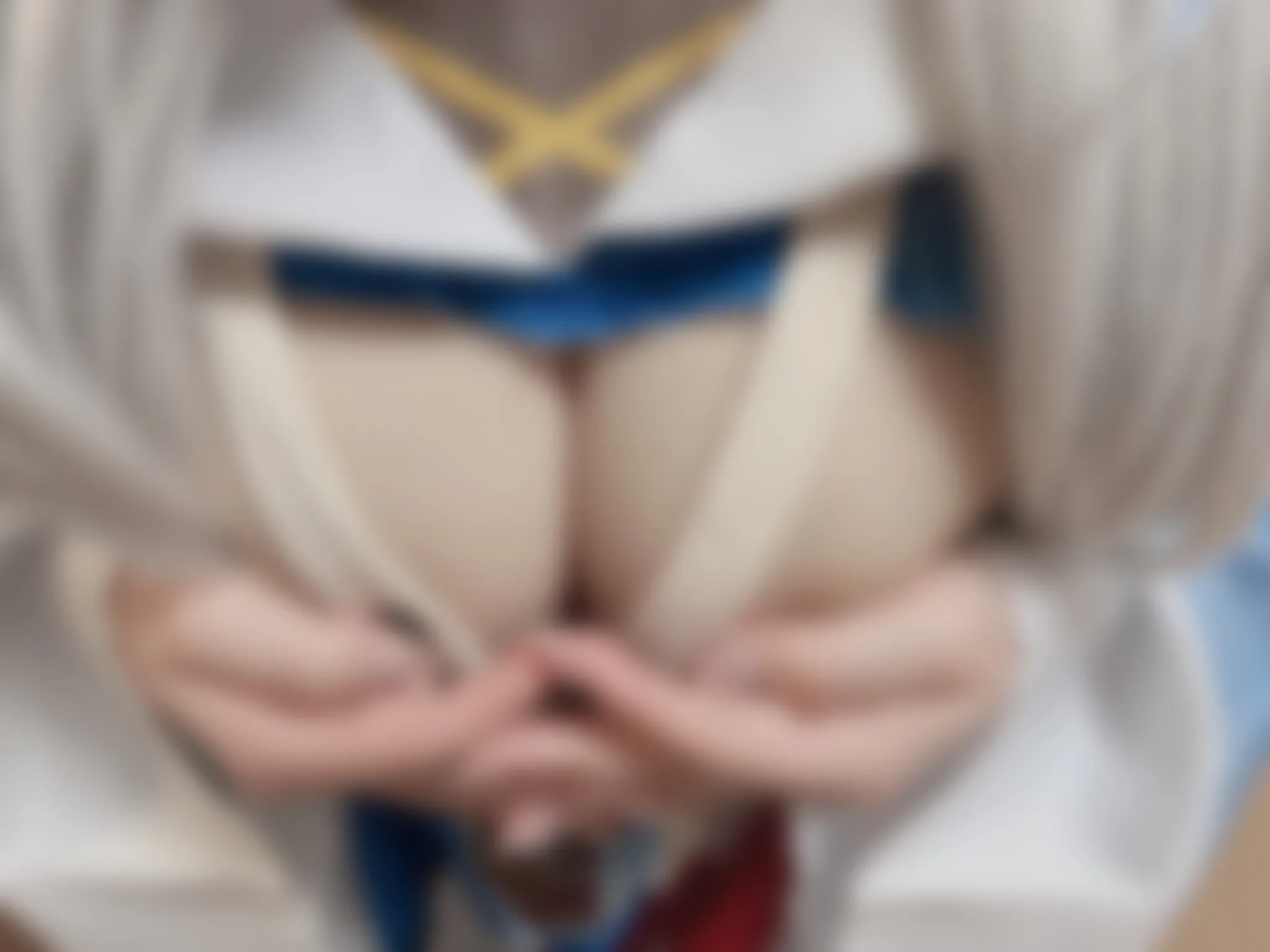 【ホロライブ がうる・ぐら 同人AV】※限定新人レイヤー【Vtuber】がうる・〇ら低身長×天然Fcupおっぱいサメカット！じゅ乳手コキ・コスプレパイズリ・中出し