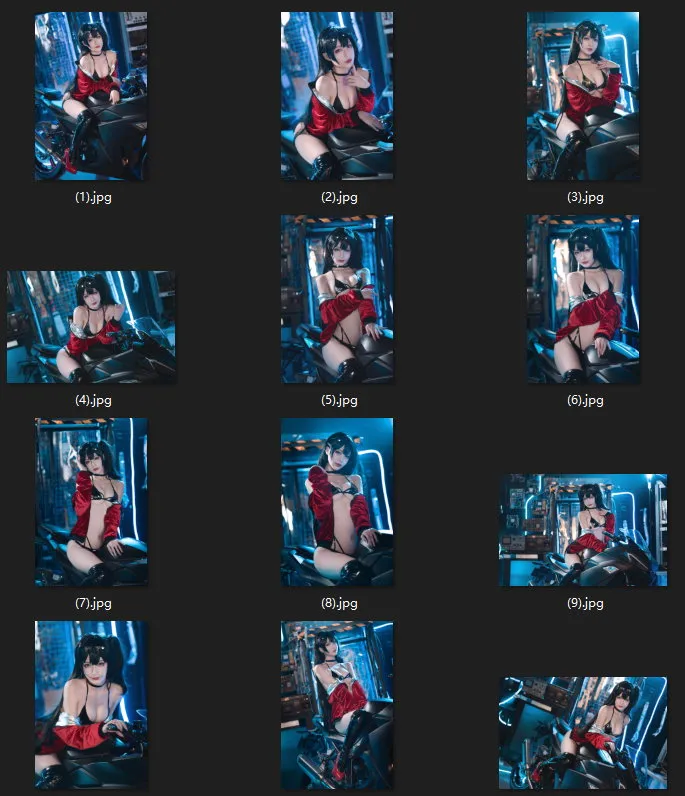 【アズレン 大鳳 恋情のコンパニオン コスROM】★4K★Coser-TIEBAN Vol.29 Taihō Motor　30P