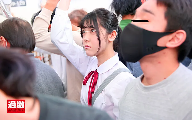 【皆瀬あかり】【JK】ロングスカート女学生痴漢 初イキ潮でびしょ濡れになるまで制服を汚しまくれ！ 推定157cm/色白ポニーテール娘