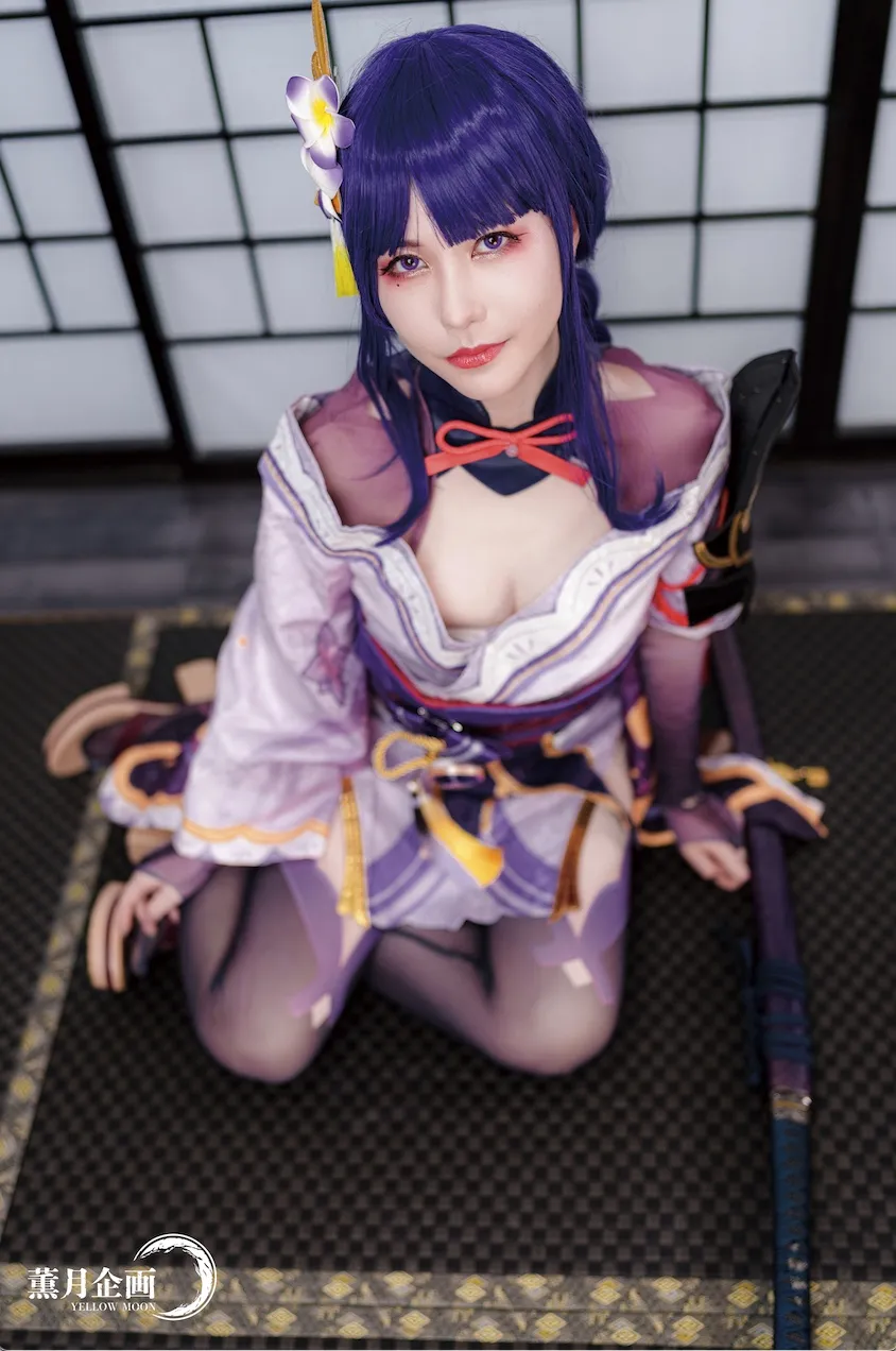【原神 雷電将軍 コスROM】薫月企画 Ver.004 X 藍芽みずき 『○神』雷○将軍 ver1.0
