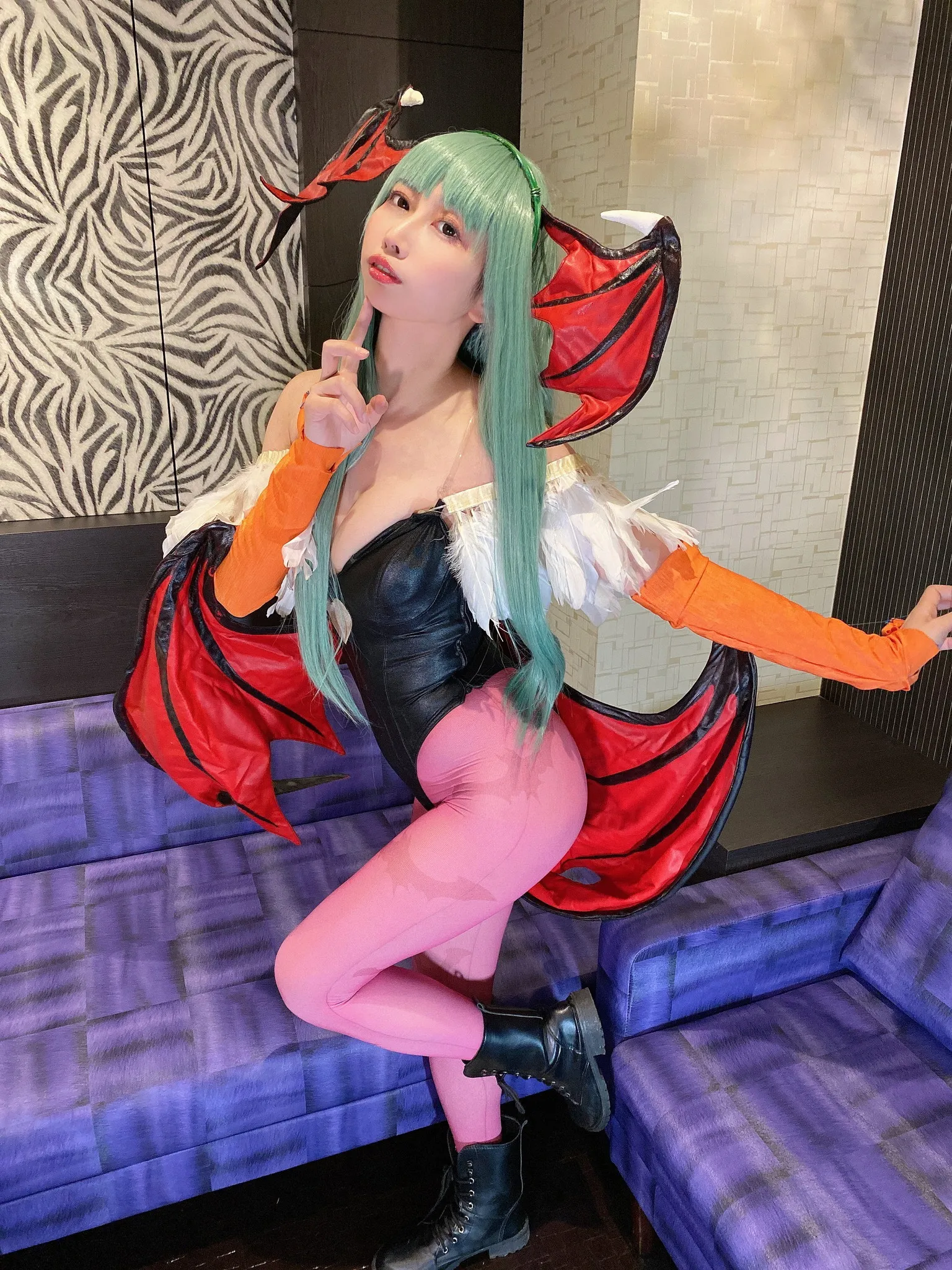 【★みーや★】妖艶なサキュバス【ヴァンパイア モリガン コスROM】