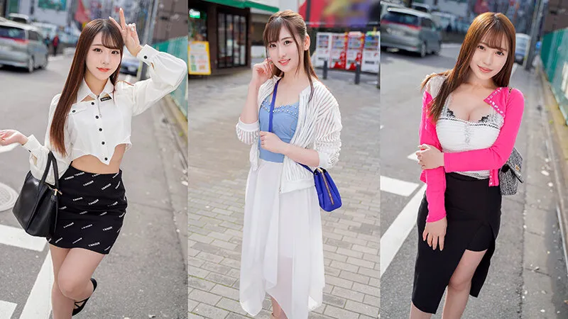 【尾崎えりか 末広純 流川莉央】マッチングアプリで出会った女子大生が同じサークルの激カワビッチ女友達2人を連れてプチ合コン開催！ノリノリでそのままホテルへ行っちゃうエロ女神！1人の男を3人で弄んで限界突破の大量中出し！！