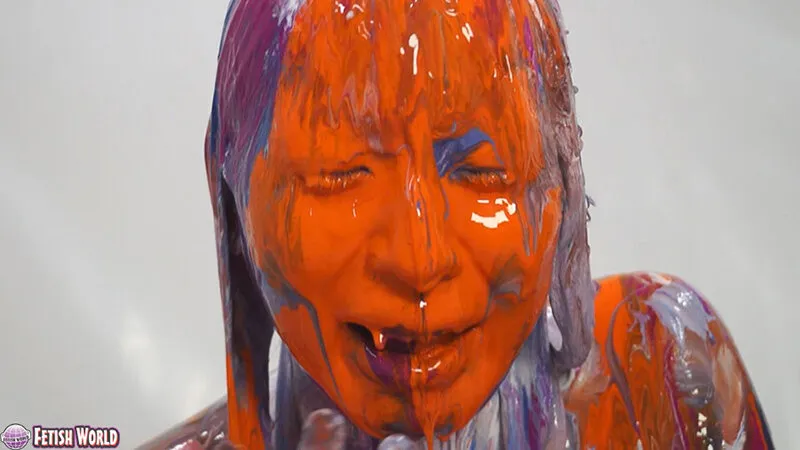 【咲坂花恋 岬澪】ひとりだけ絵の具まみれリターンズSPECIAL 1【ウェット＆メッシー】