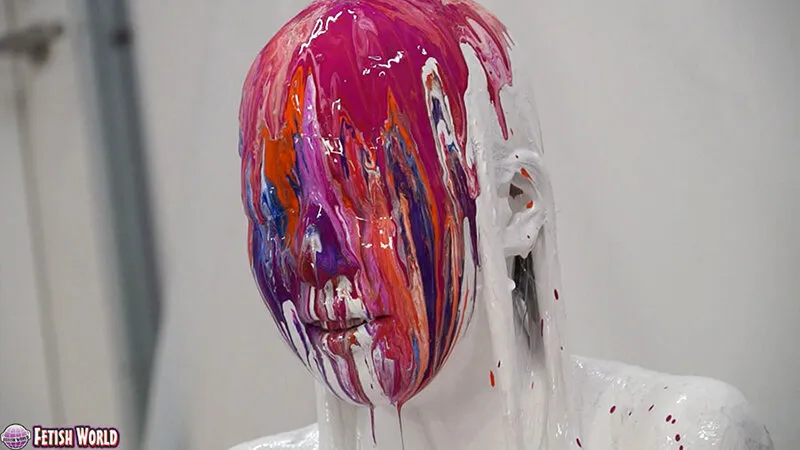 【咲坂花恋 岬澪】ひとりだけ絵の具まみれリターンズSPECIAL 1【ウェット＆メッシー】