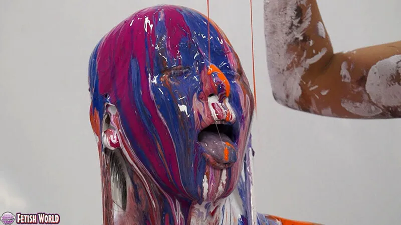 【咲坂花恋 岬澪】ひとりだけ絵の具まみれリターンズSPECIAL 1【ウェット＆メッシー】