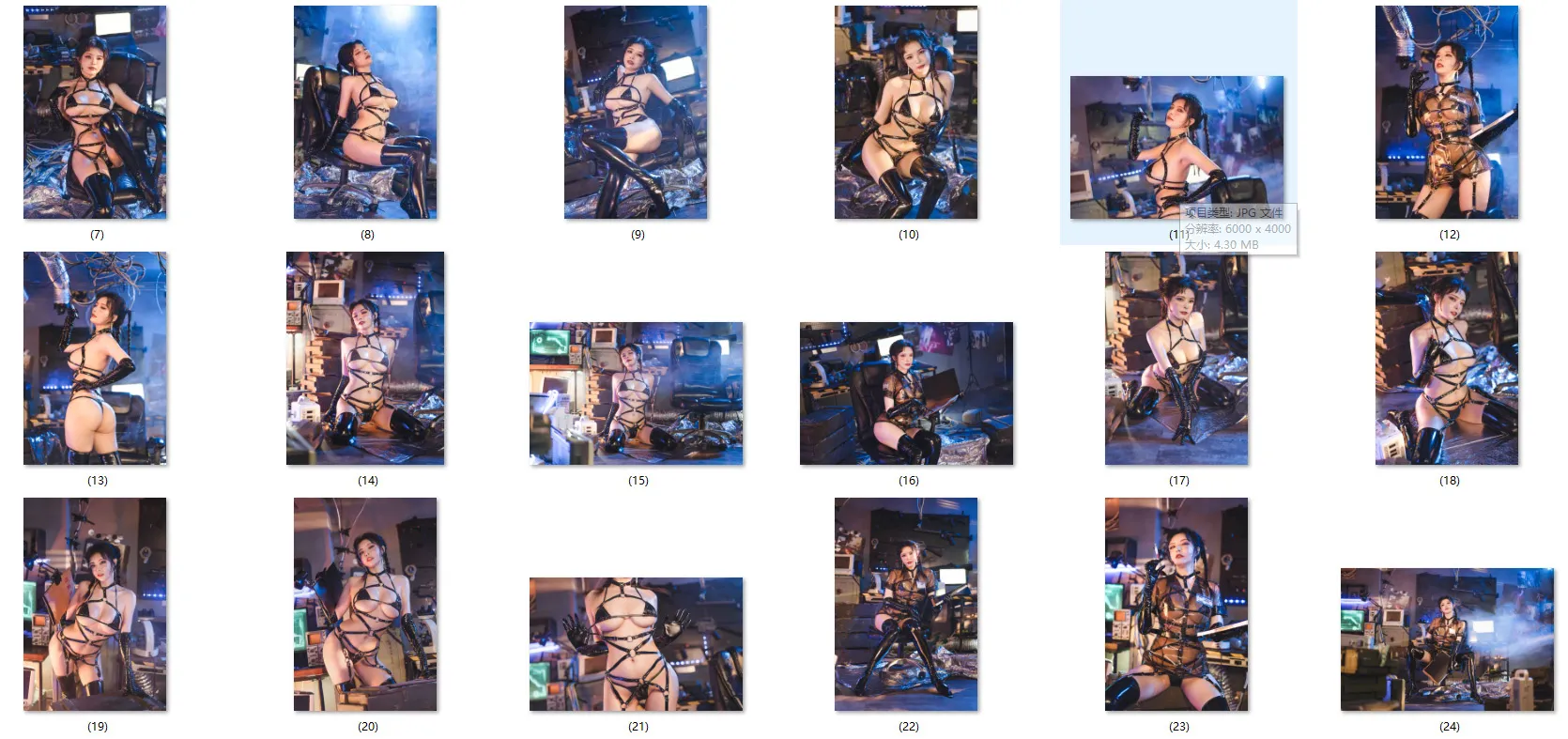 【ボンデージビキニナース コスROM】★4K★Coser-QIUHEKEJI No.70 看護婦お姉 34P