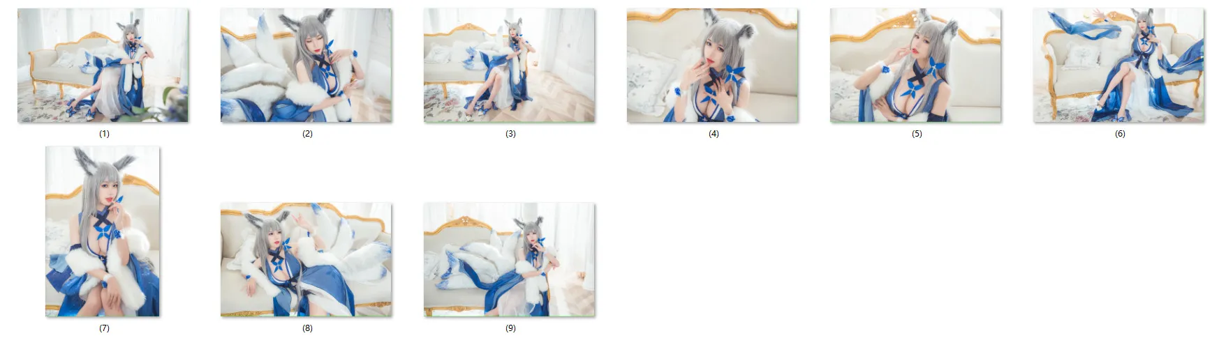 【tomoyo酱】【アズレン 信濃 コスROM】★4K★Coser-YIBEI Vol.13 礼服 9P