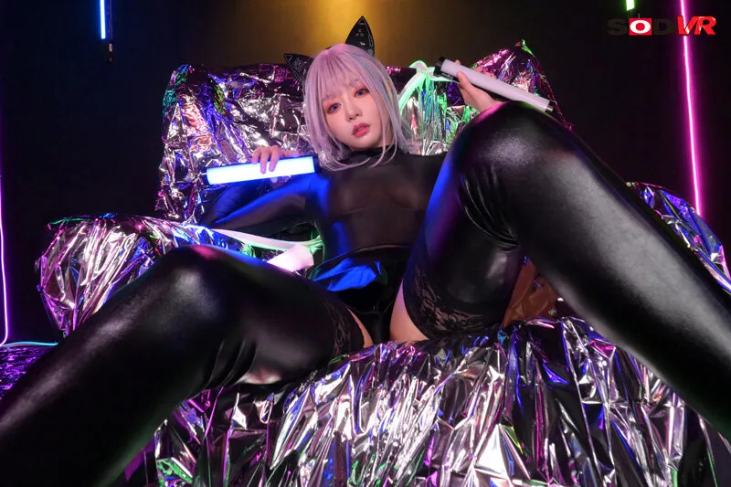 【浜崎真緒】【VR】CYBER FETISH（サイバーフェティッシュ） VR 巨乳AIギャルが電脳異空間でバグって射精してもSEXが止まらないッ！！