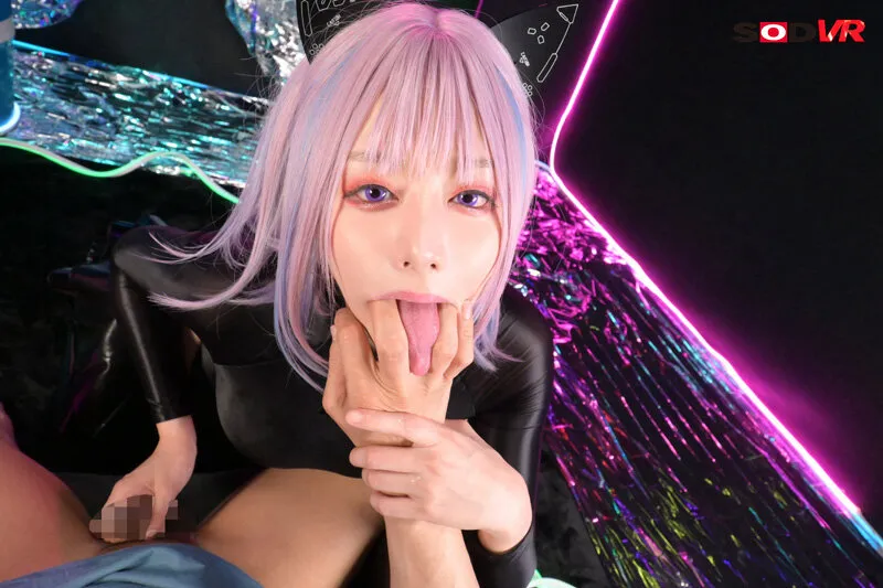【浜崎真緒】【VR】CYBER FETISH（サイバーフェティッシュ） VR 巨乳AIギャルが電脳異空間でバグって射精してもSEXが止まらないッ！！