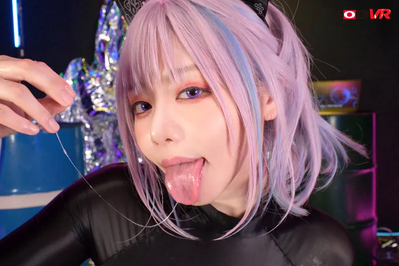 【浜崎真緒】【VR】CYBER FETISH（サイバーフェティッシュ） VR 巨乳AIギャルが電脳異空間でバグって射精してもSEXが止まらないッ！！