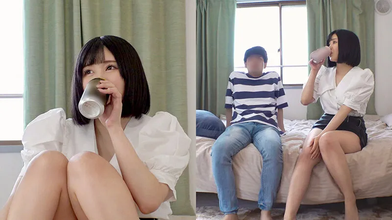 【服部飛鳥】【盗撮】ガールズバー店員『ももか』が常連客の家に行きSEXをしてしまう様子を盗撮。ねっとりフェラでフル勃起させたチ●コをマ●コへと誘い中出しもOKしてしまう2連戦。【流出××】