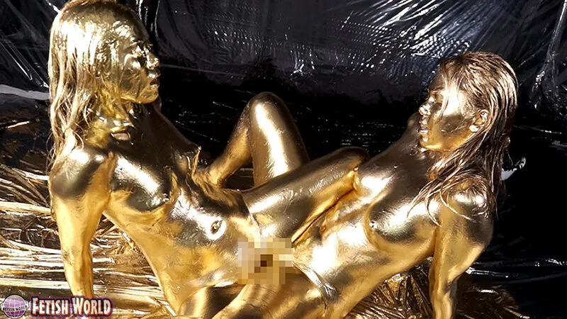 【涼城りおな 西宮紀香】金粉レズビアン＋？？？【ウェット＆メッシー】