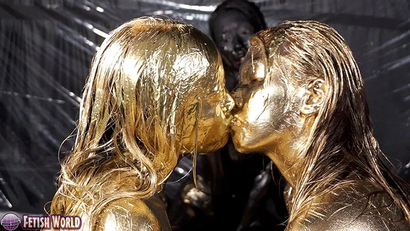 【涼城りおな 西宮紀香】金粉レズビアン＋？？？【ウェット＆メッシー】