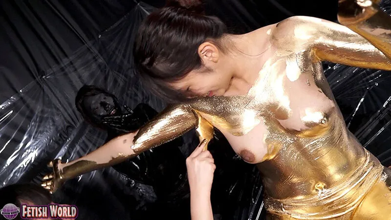 【涼城りおな 西宮紀香】金粉レズビアン＋？？？【ウェット＆メッシー】