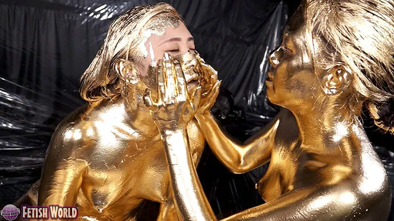 【涼城りおな 西宮紀香】金粉レズビアン＋？？？【ウェット＆メッシー】