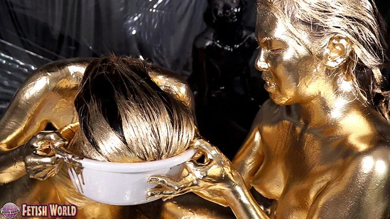 【涼城りおな 西宮紀香】金粉レズビアン＋？？？【ウェット＆メッシー】