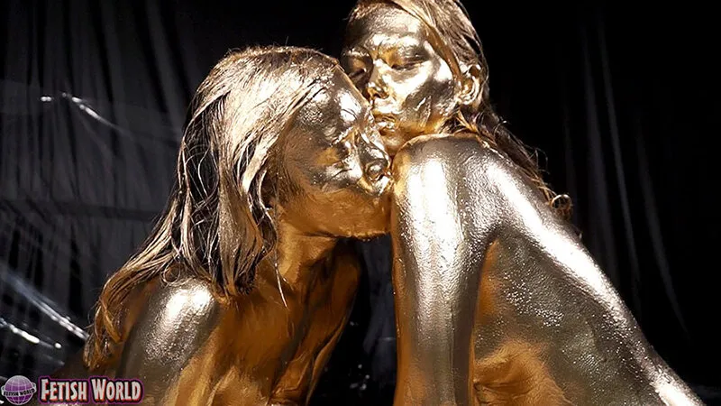 【涼城りおな 西宮紀香】金粉レズビアン＋？？？【ウェット＆メッシー】