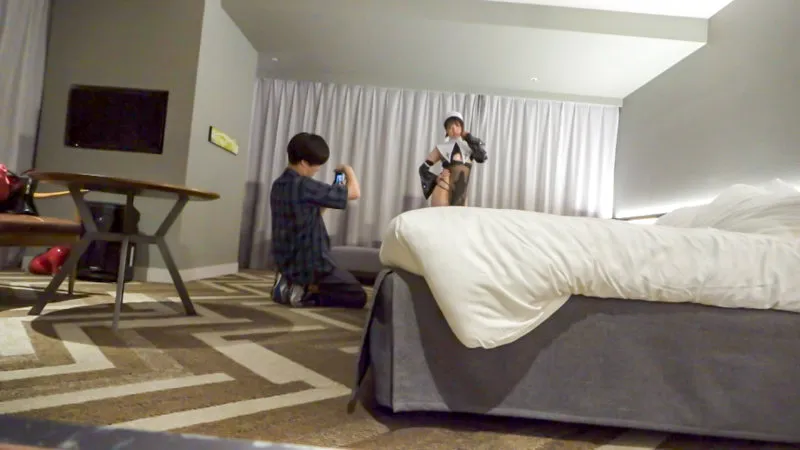 【黛まゆ】D・D・ほっぴぃ【Hカップ現役JDコスプレイヤー エナメルシスターコス・中出しハメ撮り流出】