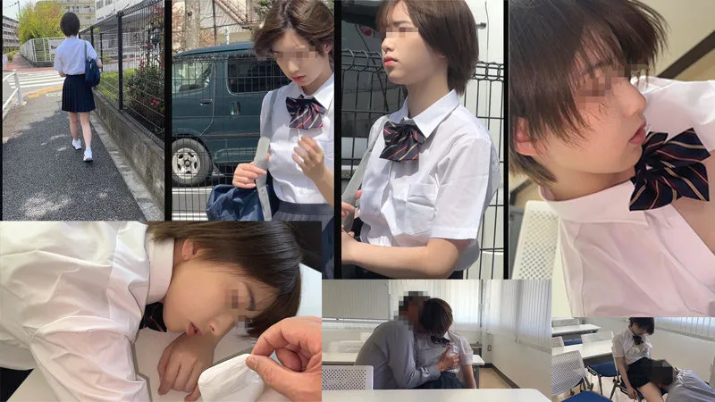 【花狩まい】女生徒M・I【JK ストーキング・盗撮・中出し昏睡レイプ動画流出】