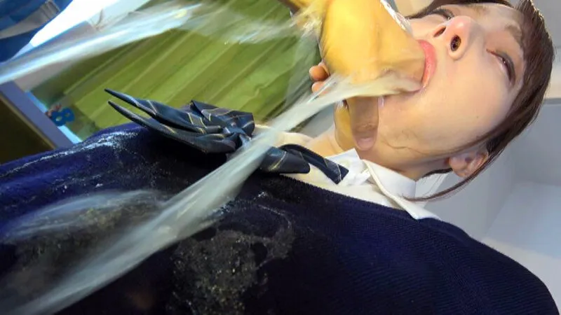 【はぴまる】【JK】マゾ白目逝き窒息少女 夏野まな