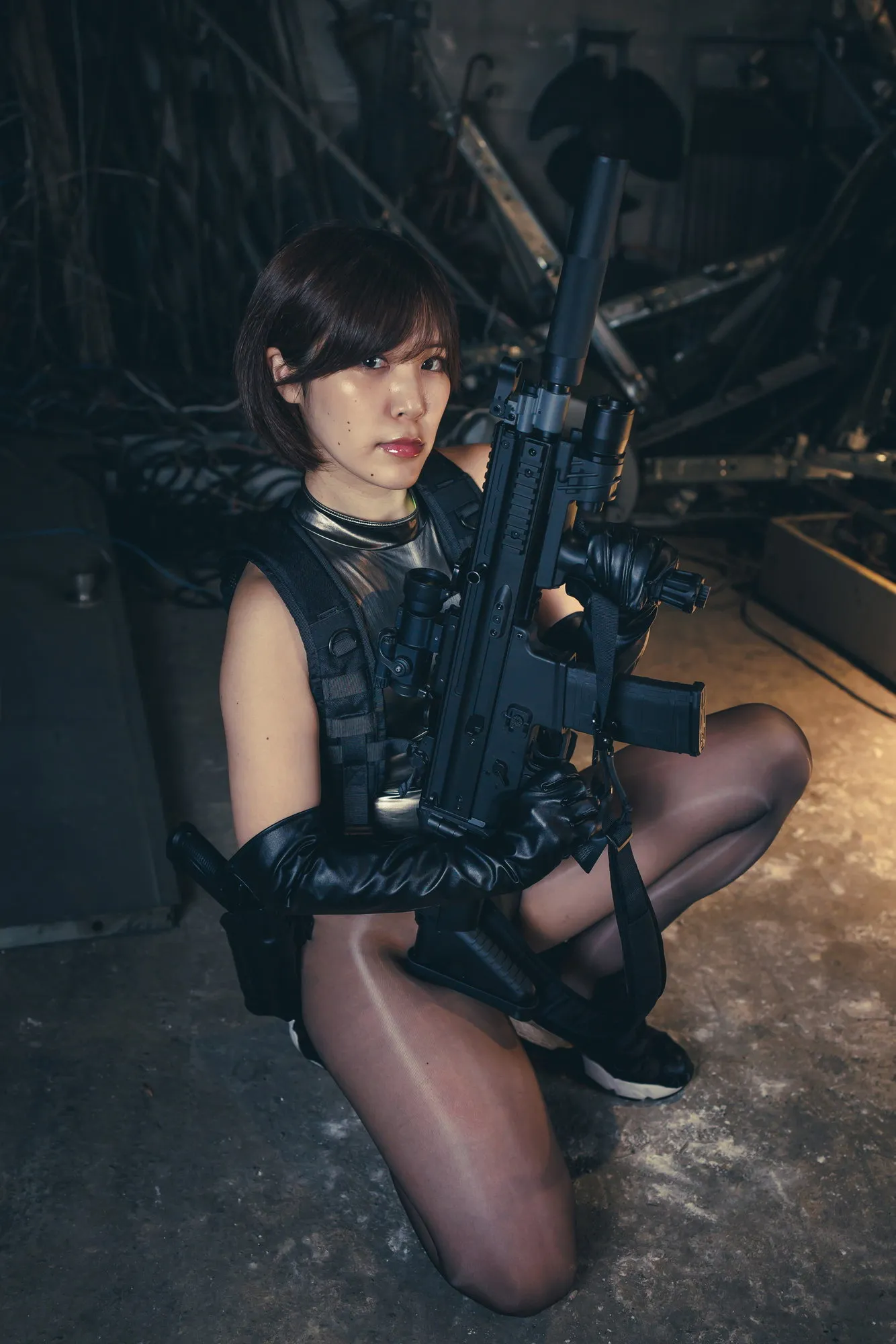 【皆月なる】【武装バニーガールコスROM】戦うハイレグエージェントシリーズRE: