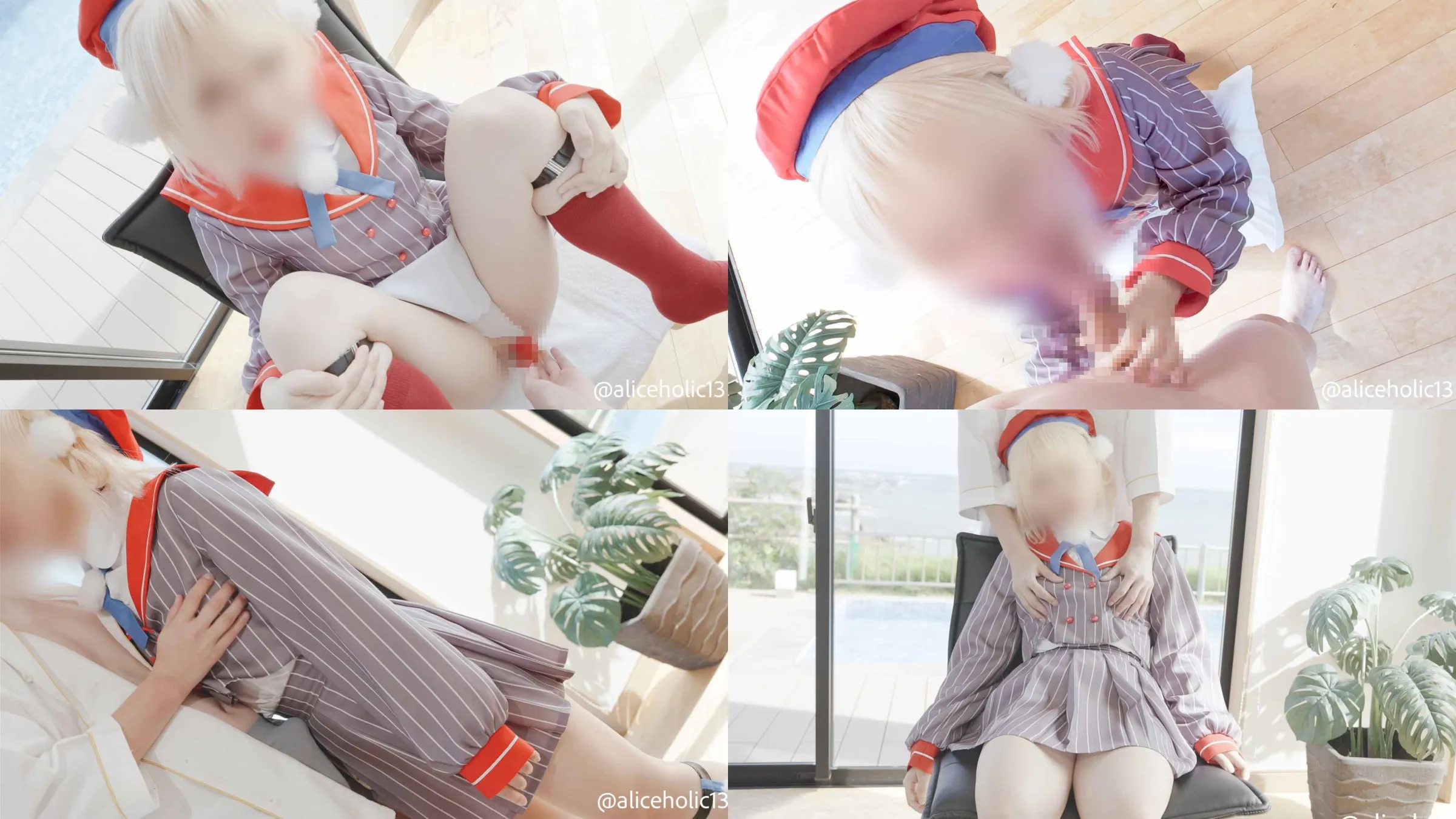 【VTuberしぐれうい同人AV】イったら即子作り配信！？人気コスプレイラストレーターと絶海の孤島にお籠もり、孕ませ耐久汗だく連続中出しセッ◯ス記録