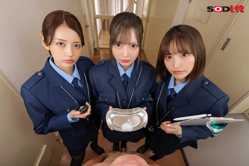 【美咲かんな 百永さりな 蘭々】【VR】少年看守レディのお仕事 「射精を許可する」中出し更生施設VR