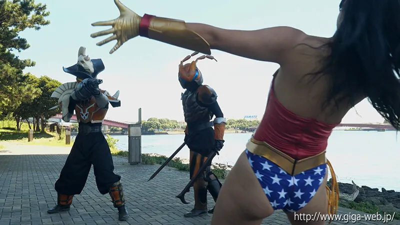 【朝陽えま 志摩ことり】鉄腕美女ダイナウーマン 大逆転→結局大敗北