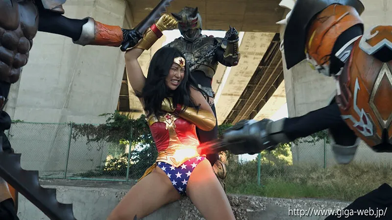 【朝陽えま 志摩ことり】鉄腕美女ダイナウーマン 大逆転→結局大敗北