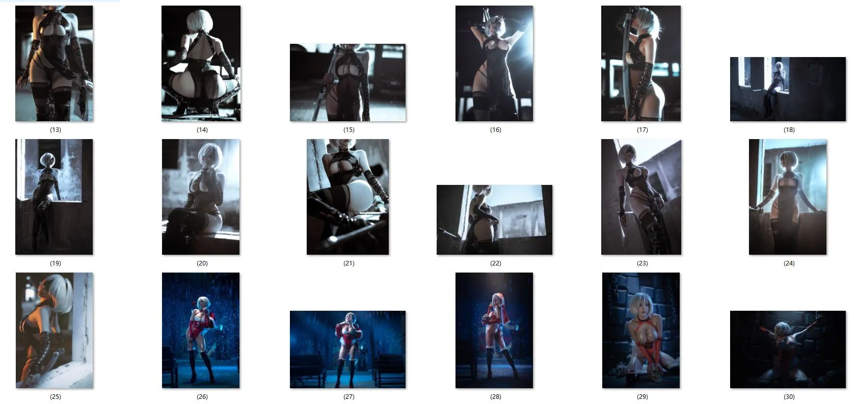 【NieR:Automata 2B コスROM】★8K★Coser-QIUHEKEJI No.130  2B (Nie●  Automata) 65P