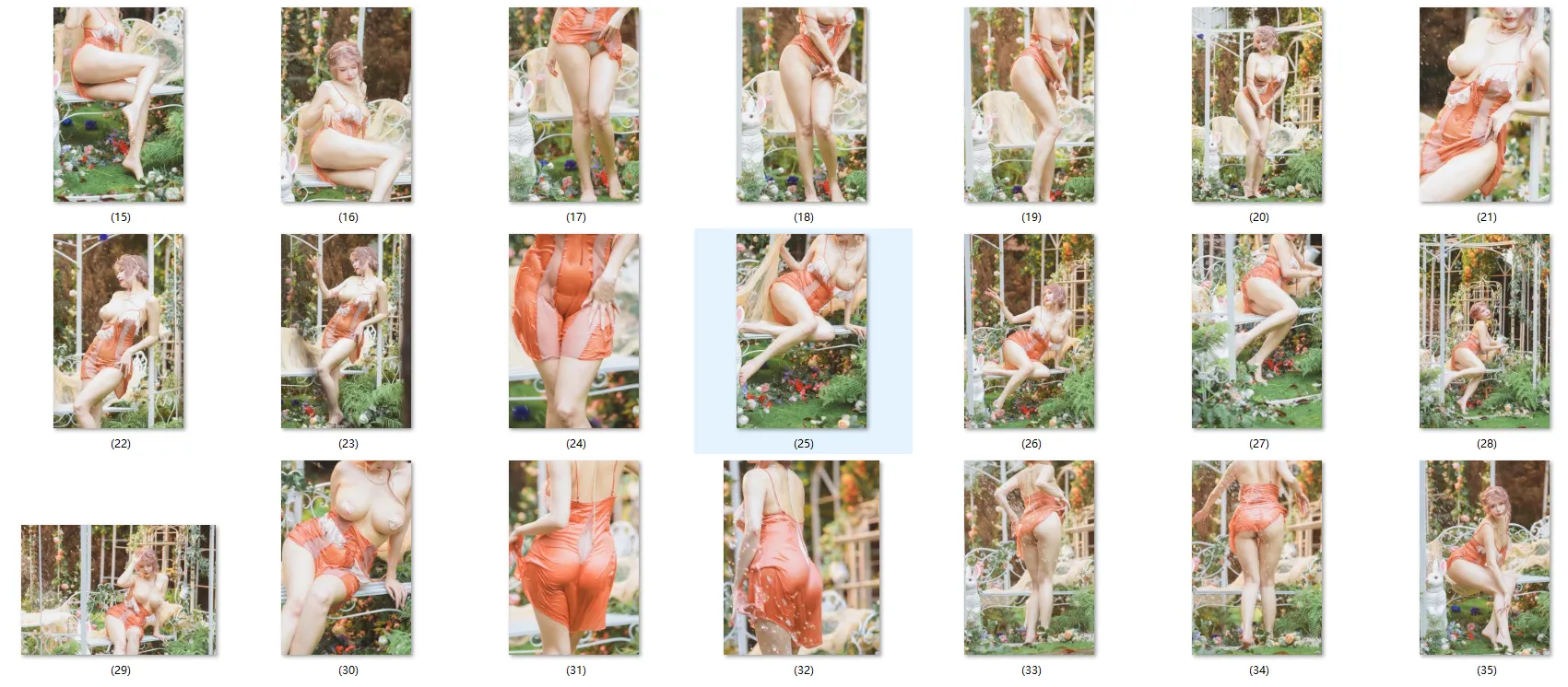 ★4K★Coser-QIUHEKEJI No.135 ガーデン水遊び　67P