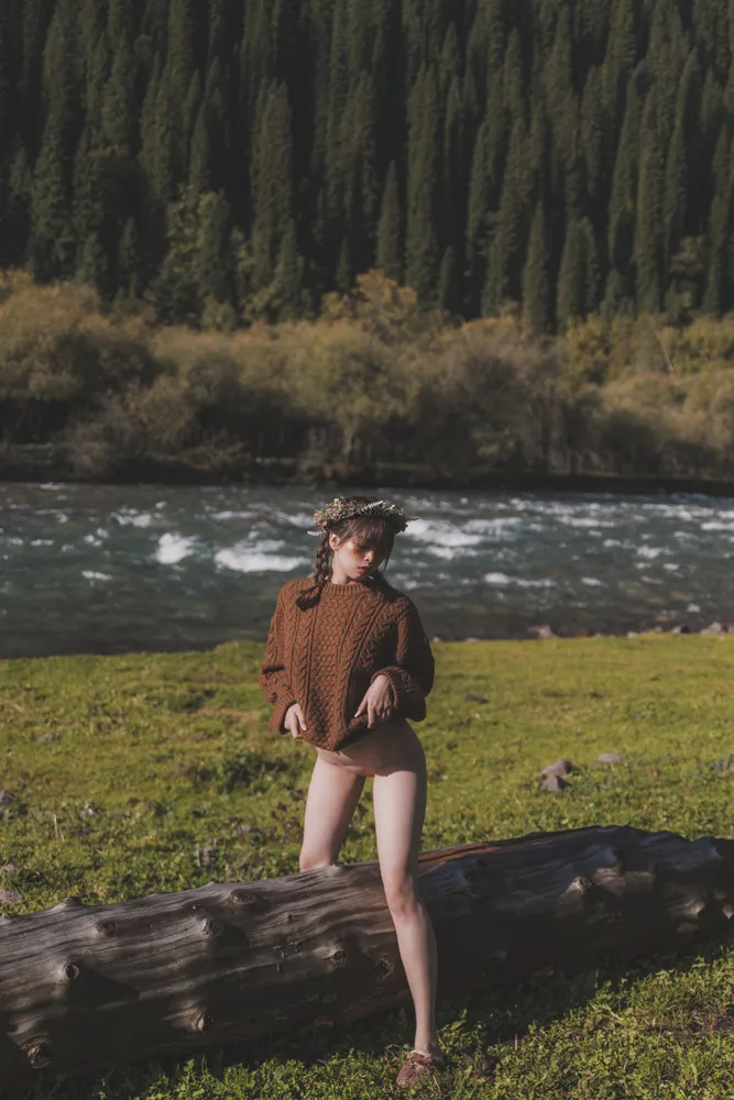 【裸セーターコスROM】★4K★YOUMU No.016 森の女 56P