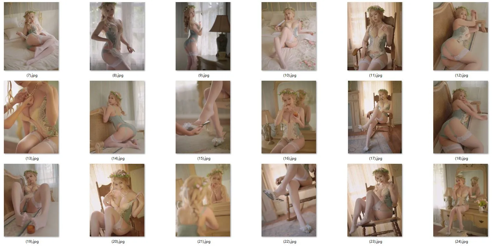 ★4K★Coser-YIBEI Vol.22 ロココ ゴージャス　54P