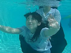 【JK着衣水泳】後輩へのリフレッシュ
