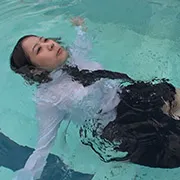 【JK着衣水泳】先輩の願掛け