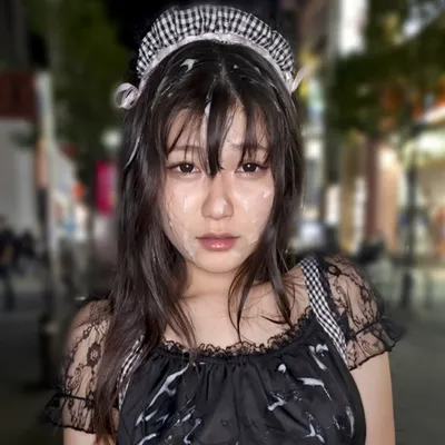 【有加里ののか】 【言いなり美女②】黒髪清楚系ＪＤが喫茶店にてギャグボール姿でバイブ挿入！公開ＳＥＸでザーメン１０発ぶっかけられたメイド服姿のまま夜の街へ…【個撮】