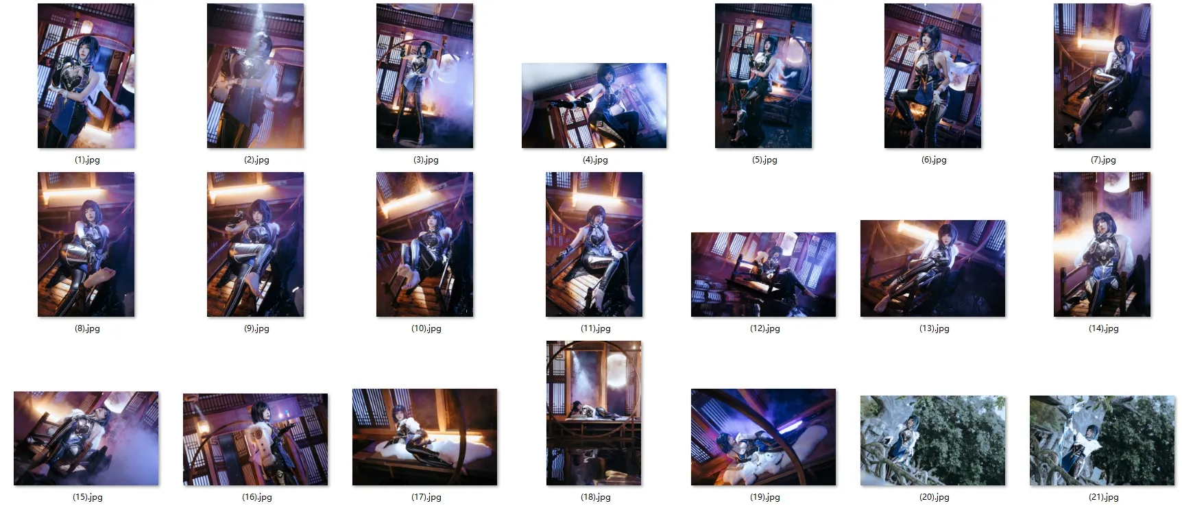 【原神 夜蘭 コスROM】★8K★Coser-QIUHEKEJI No.144 原●夜蘭　35P