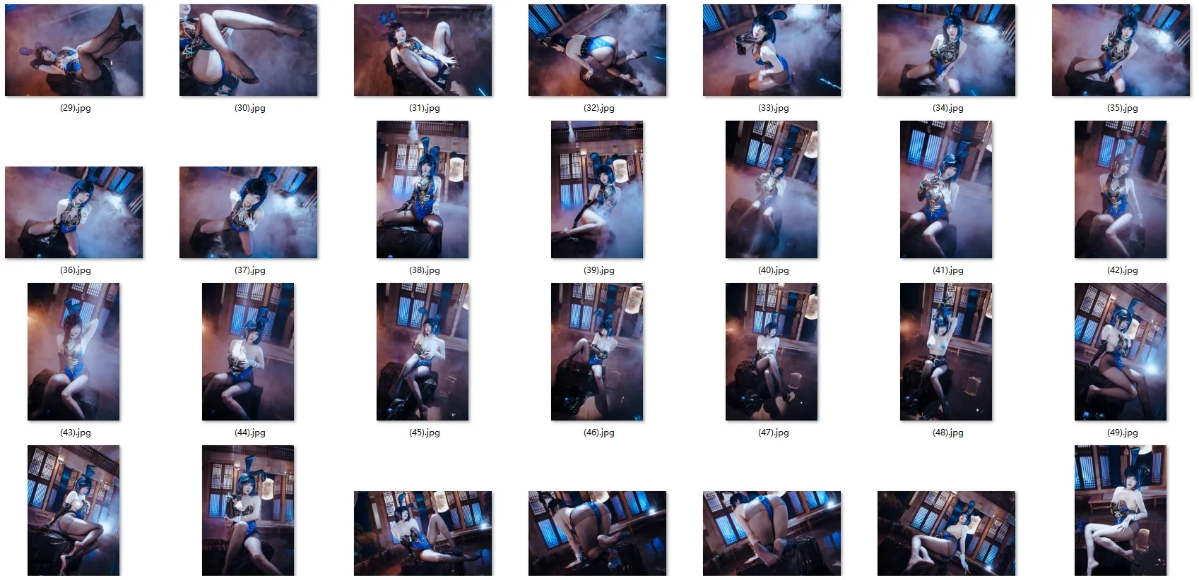 【原神 夜蘭 コスROM】★8K★Coser-QIUHEKEJI No.145 夜蘭バニーガール　92P