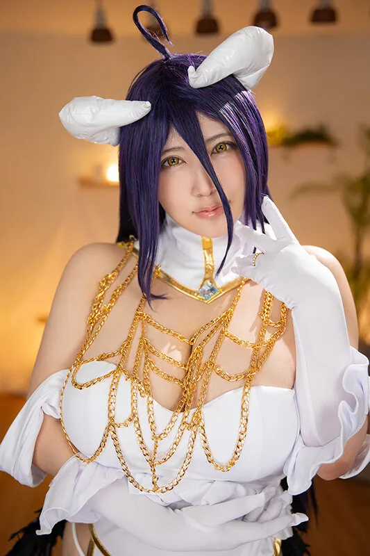 【オバロ アルベド コスプレAV】【VR】アニメキャラに嫉妬した爆乳Kカップの嫁にコスプレして極限焦らしお仕置きSEXされた件 優月まりな