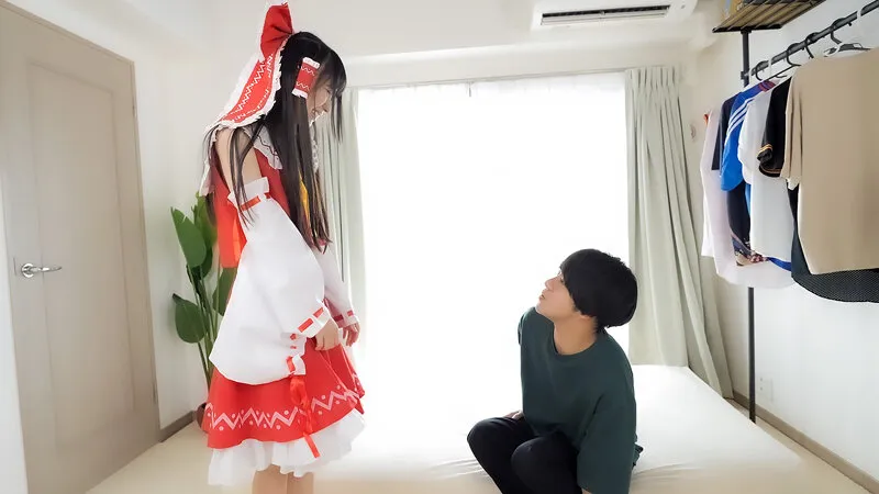 【東方Project博麗霊夢コスプレAV】【4K】4K Revolution コスかわいいが…止まらない。 希咲那奈