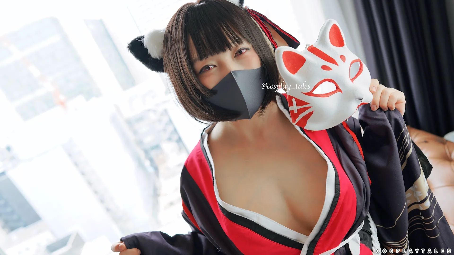 【アズレン山城同人AV】 【幻の妊婦コスプレ】EP:6 ボテ腹アズ○ン山城♡ 146cmGカップ激かわロ●爆乳レイヤーと特濃大量中出しコスえっち（みずき・妊娠9ヶ月）