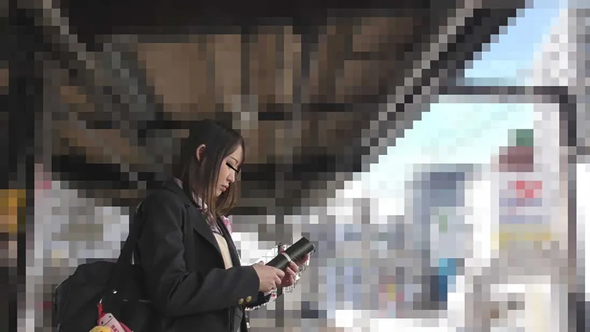 【JK痴漢】制服娘○○電車38