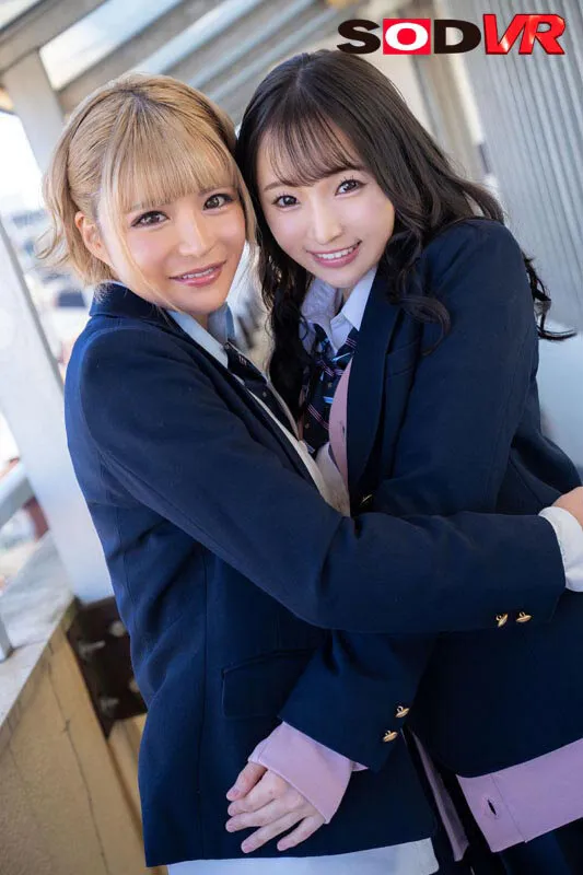 【月妃さら 雅子りな】【JK】【VR】「中出しするなら正常位でしょ？」「いや、騎乗位でしょ？」ヤリ●ン幼馴染2人にハメ比べ中出しの相手をさせられる都合のいいボク