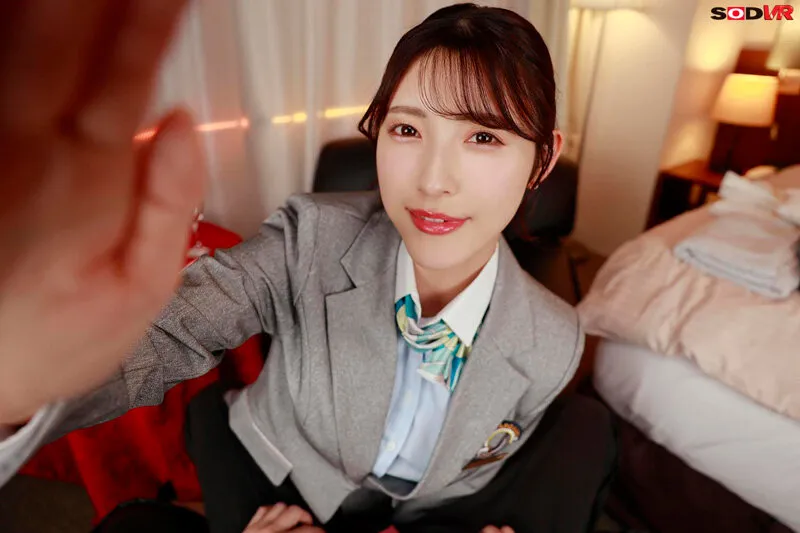【森沢かな】【スチュワーデス】【VR】【8K】CA×機長相部屋VR ステイ先のホテルで年上CAに無邪気にチ●ポを操縦されちゃった機長のボク