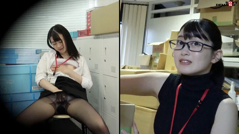 SOD女子社員 7名 業務時間内声ガマン大胆オナニー報告2 仕事中＆オナニー中のギャップ 2画面見比べておシコり下さい