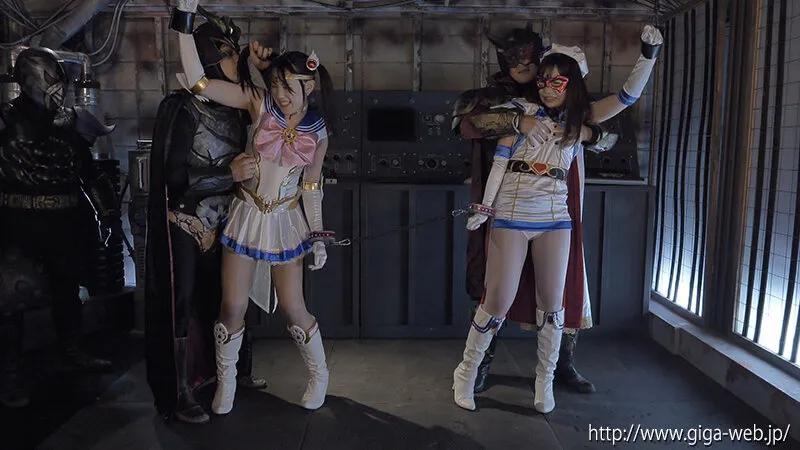 【白石かんな 本郷まや】美少女戦士セーラーエルメスVS美少女仮面フォンテーヌ 美少女ヒロイン対決！