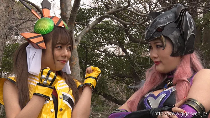 【岬あずさ 星あめり 神楽りん】騎忍戦隊シノビレンジャー レズ地獄に落ちたシノビブルー