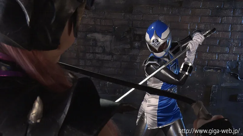 【岬あずさ 星あめり 神楽りん】騎忍戦隊シノビレンジャー レズ地獄に落ちたシノビブルー