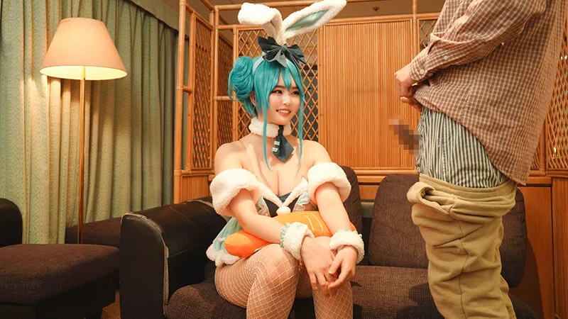 【三舩みすず】【バニーミク コスプレAV】個撮特化 Hカップ爆乳レイヤー撮影会 すずちゃん 町田レンズのBLACK KAMEKO FILE.81 ドスケベバニー ポーズフリー 勃起お世話OK 秘密撮影会